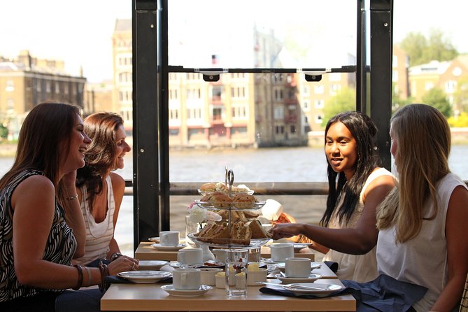 Afternoon Tea River Cruise on the Thames - The Globe, South Bank, and London Eye
