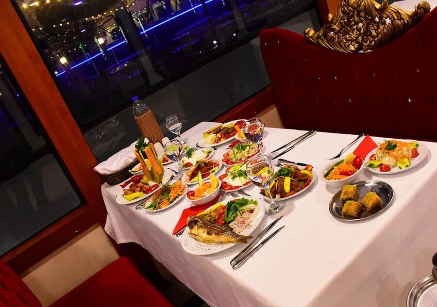 All Inclusive; Istanbul Bosphorus Dinner Cruise w/live shows - Why a night cruise works so well in Istanbul