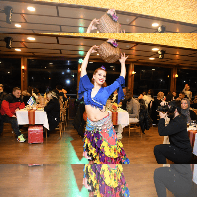All Inclusive; Istanbul Bosphorus Dinner Cruise w/live shows - The Turkish Night show, from ceremony to dance floor