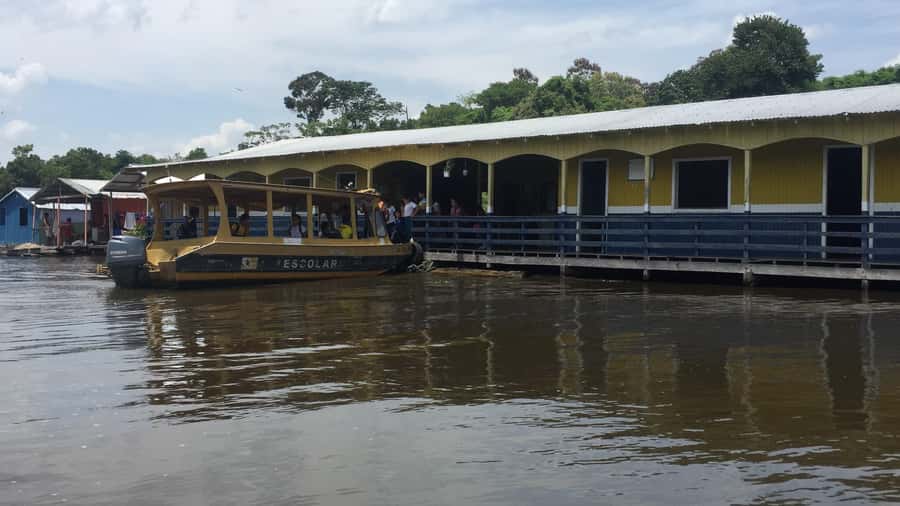 Amazonas: Boat Ride with a Local Amazonian - Feeling the power of a pirarucu