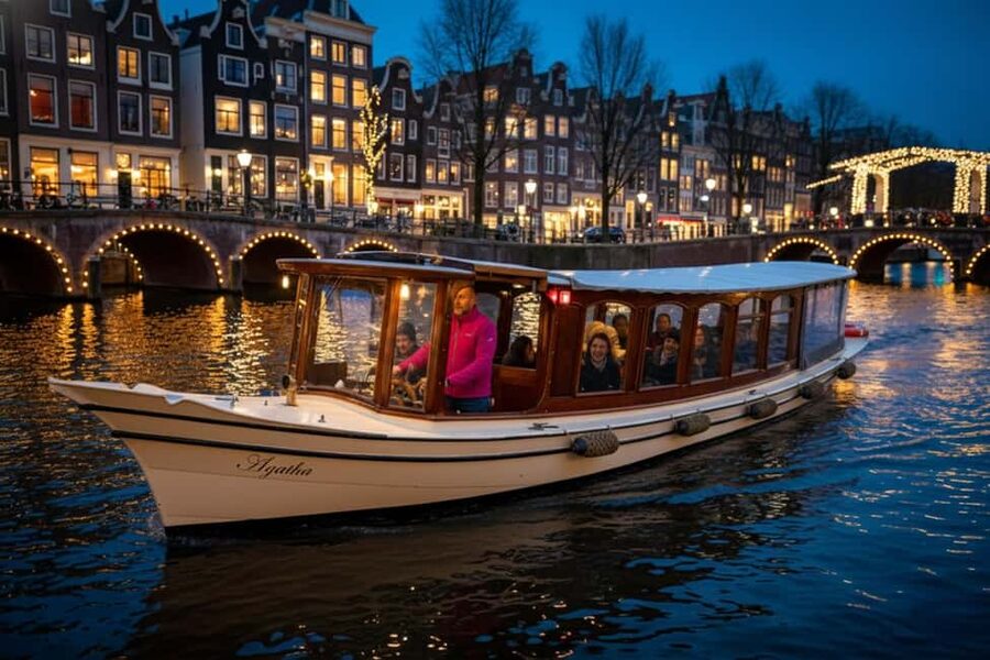 Amsterdam:1.5-Hour Canal Cruise local Guide, Drinks & Snacks - Weather, Seating, And Comfort
