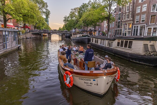 Amsterdam 2 Hour Small-Group Canal Cruise with Dutch Snacks & Bar - Prinsengracht, Herengracht, and Amsterdam’s canal houses