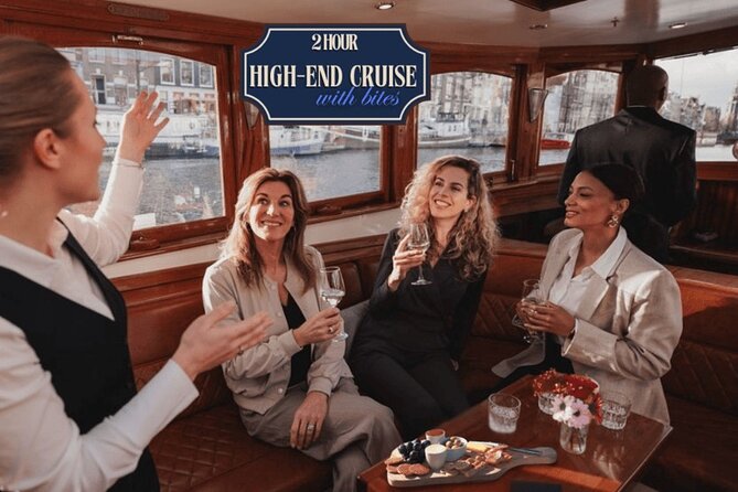 Amsterdam 2 Hour Small-Group Canal Cruise with Dutch Snacks & Bar - Brouwersgracht and Munttoren