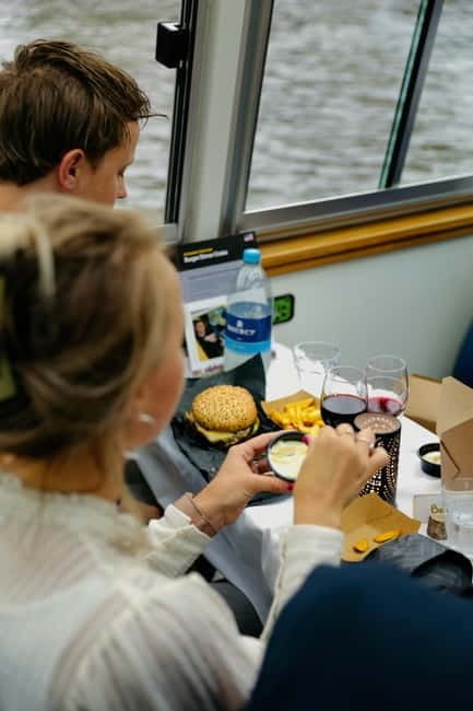 Amsterdam: Burger Cruise - Burgerbar & Canal Cruise - What the meal is really worth at $41
