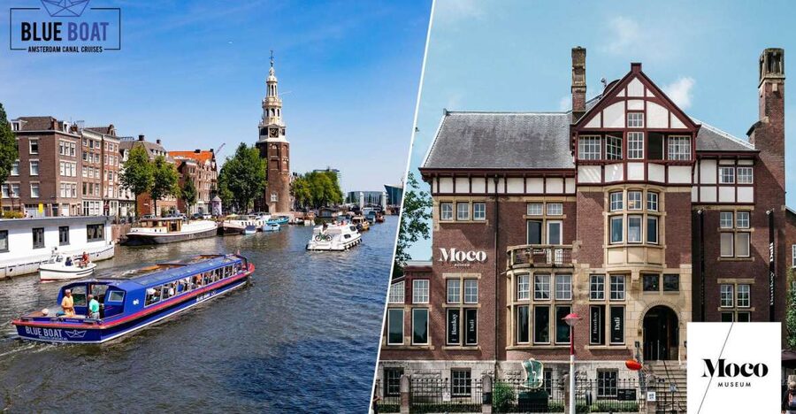 Amsterdam: Canal Cruise and Moco Museum Combined Ticket - Passing Amsterdam’s Museum Quarter