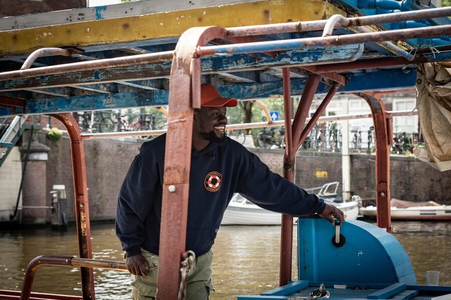 Amsterdam: Canal Cruise on a Wooden Refugee Boat - What the $41 ticket includes