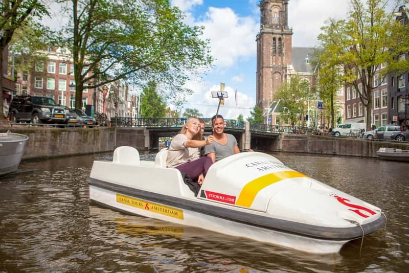 Amsterdam: Chart Your Own Canal Course by Pedal Boat - The First Pedals and Canal Traffic