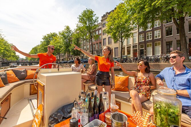 Amsterdam Classic Saloon Boat Canal Cruise with Live Guide - Following the Amstel River through the city