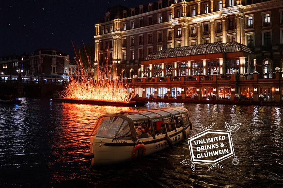 Amsterdam: Covered Canal Booze Cruise with Unlimited Drinks - Best times to book the one-hour ride