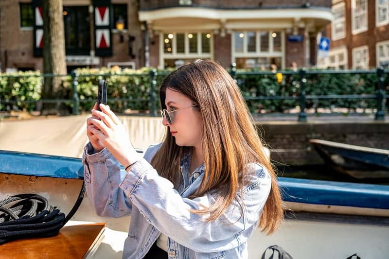 Amsterdam: Guided City Highlights Open Boat Canal Cruise - Museum Quarter views from the water