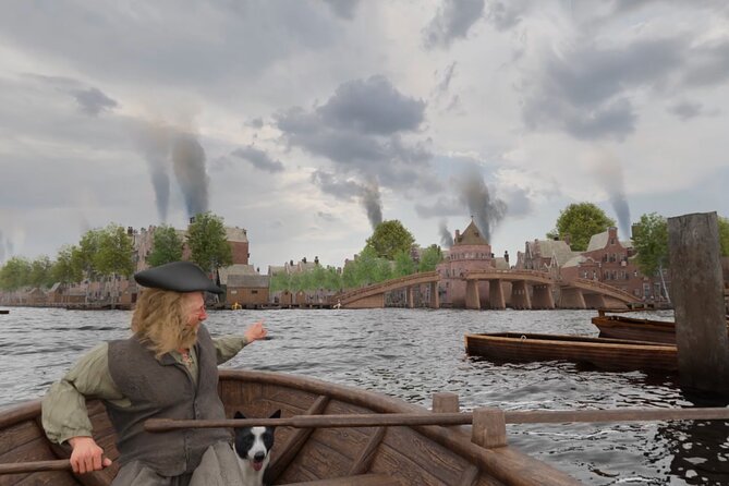 Amsterdam: Luxury Canal Cruise with Historic VR Experience - Switching between real life and VR