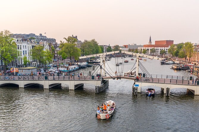 Amsterdam: Saloon Boat Cruise + Unlimited Drinks & Bite option - The canal ring and the Golden Age