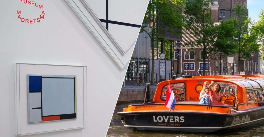 Amsterdam: Stedelijk Museum and 1-Hour Canal Cruise - Temporary exhibitions change the experience