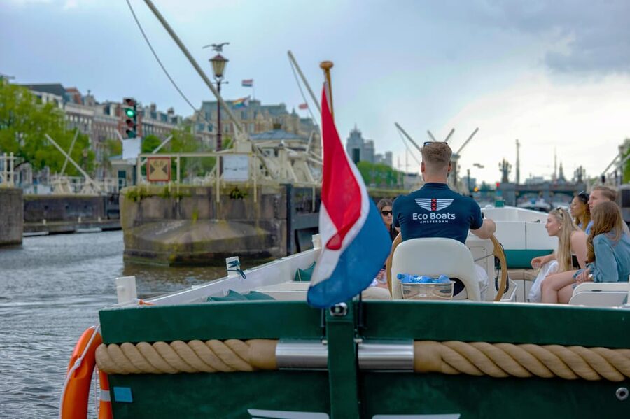 Amsterdam: The Newest Canal Cruise with Drink Option - Open Boat, Rain Cover, and Comfort