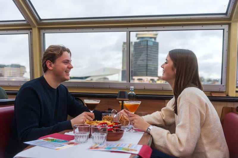 Amsterdam: Unlimited Cocktails Cruise on the Canals - Nachos, salsa, olives, and salty snacks