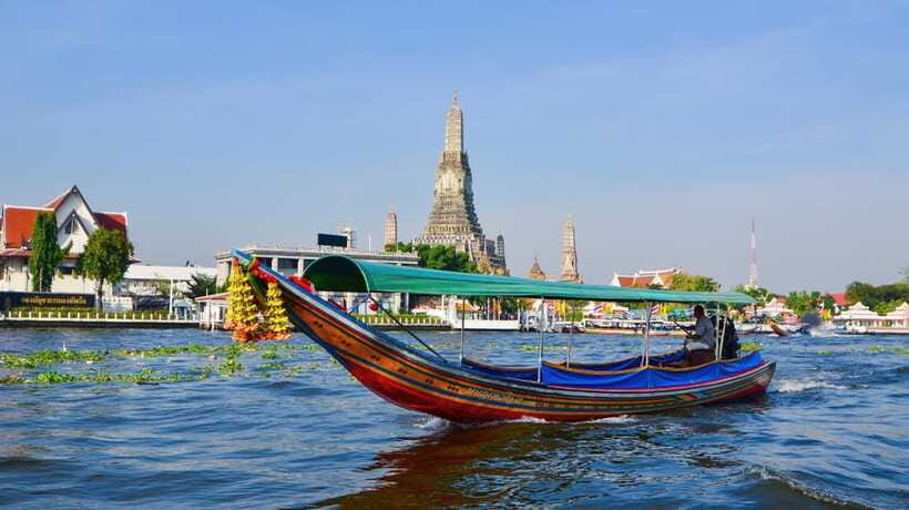 Bangkok: Canal Longtail Boat Sightseeing Cruise - Pak Klong Talat flower market