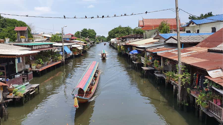 Bangkok: Canal Longtail Boat Sightseeing Cruise - The return and sunset along the Chao Phraya
