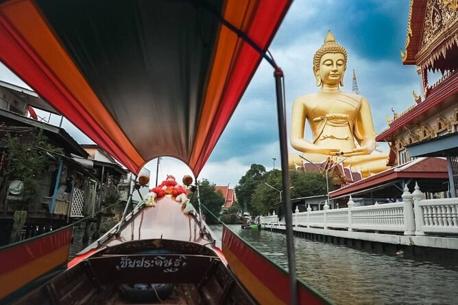 Bangkok Canal Tour: 2-Hour Longtail Boat Ride - Crossing the Chao Phraya with Wat Arun in view