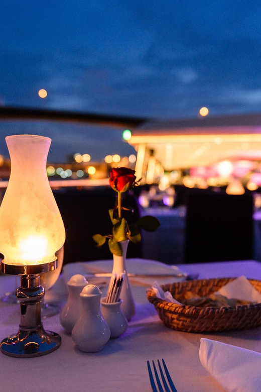 Bangkok: Chao Phraya Princess Dinner Cruise - Wat Pho, Rama VIII Bridge, and the changing skyline