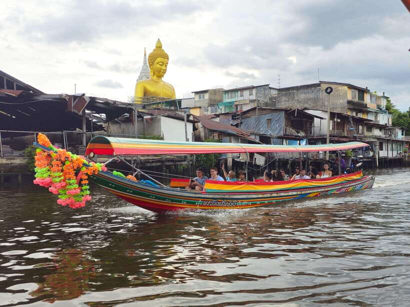 Bangkok Long Boat Canal a Big Buddha & Culture Markets Tour - What the $44 price includes