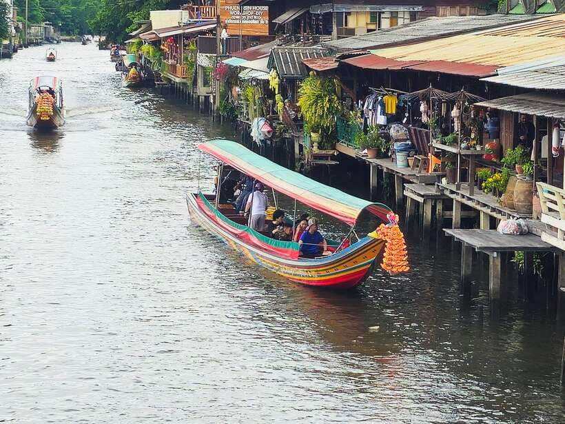 Bangkok Long Boat Canal a Big Buddha & Culture Markets Tour - Meeting at Tha Chang beside the Grand Palace