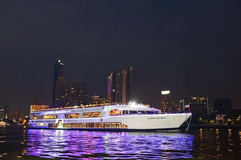 Bangkok: White Orchid Chao Phraya Cruise, Thai Buffet & Beer - Boarding at ICONSIAM or Asiatique