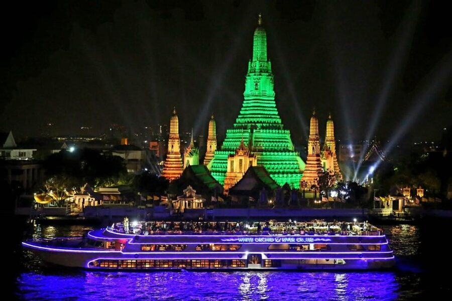 Bangkok: White Orchid Chao Phraya Dinner Cruise - Beer, music, and traditional dance