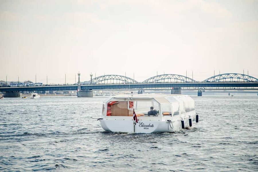 Boat Trip to Jūrmala or Back to Riga - River Cruises Latvia - From Riga’s white pier to the Daugava