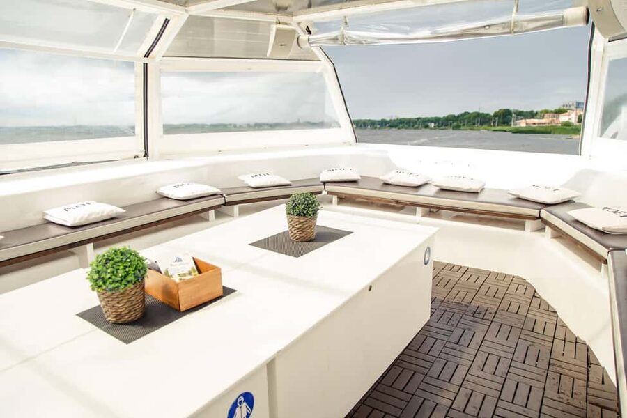 Boat Trip to Jūrmala or Back to Riga - River Cruises Latvia - The quiet turn into Buļļupe