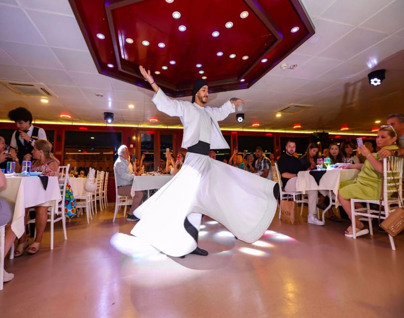 Bosphorus Dinner Cruise & Dance Shows with Private Table - Dinner includes plenty, but it is not a restaurant tasting menu