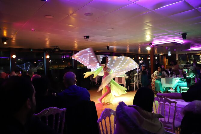 Bosphorus Dinner Cruise Tour with Private Table - Entering the mega yacht and finding your table