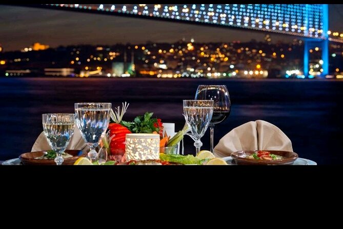 Bosphorus Dinner Cruise Tour with Private Table - Passing beneath the Bosphorus bridges