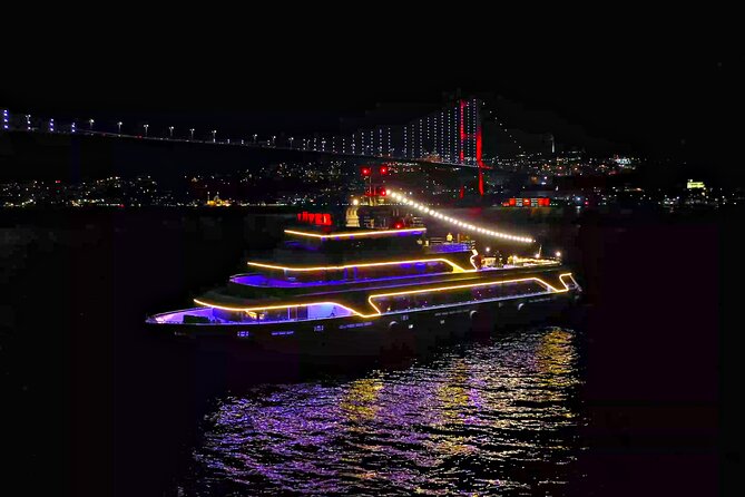 Bosphorus Dinner Cruise with Show and Private Table - Boarding the Mega Lüfer near Kabataş