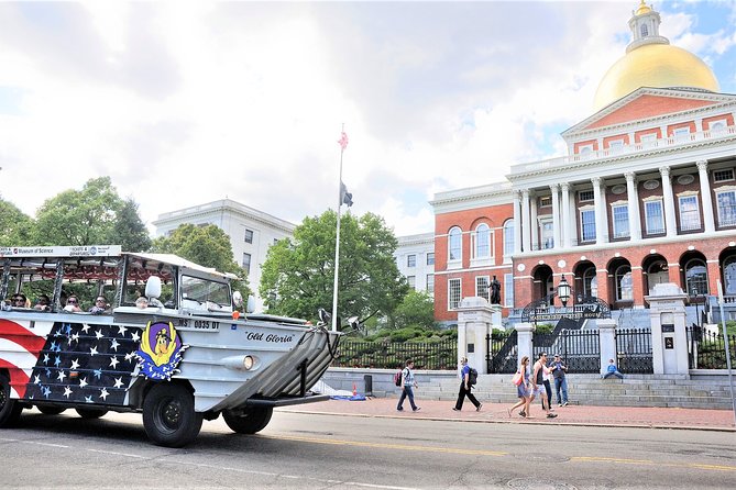 Boston Duck Boat Sightseeing City Tour with Cruise Along Charles River - Starting from three useful Boston locations