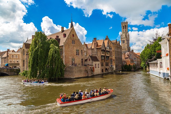 Bruges Guided or Audio Trip with Canal Cruise Option from Paris - Rozenhoedkaai, Bruges’ postcard view