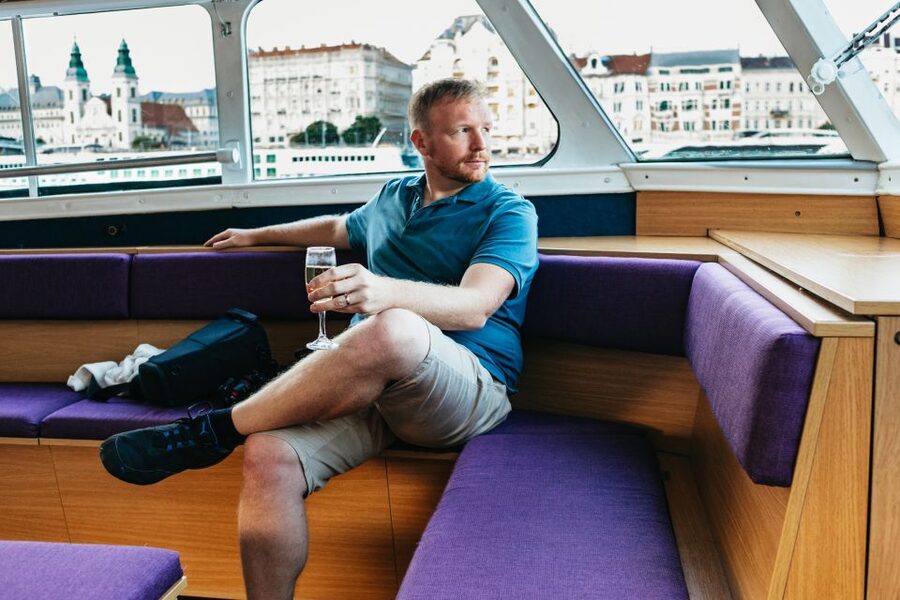 Budapest: Danube River City Lights Express Cruise - Upper deck views, seating, and comfort