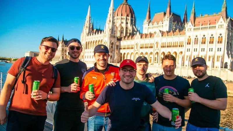 Budapest: Sip & Sail Danube Cruise with Unlimited Beer - Parliament and Margaret Bridge at the start