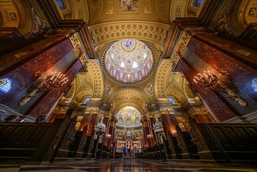 Budapest Super Saver: Spa, Basilica Tour, and Danube Cruise - St. Stephen’s Basilica at 4:00 PM