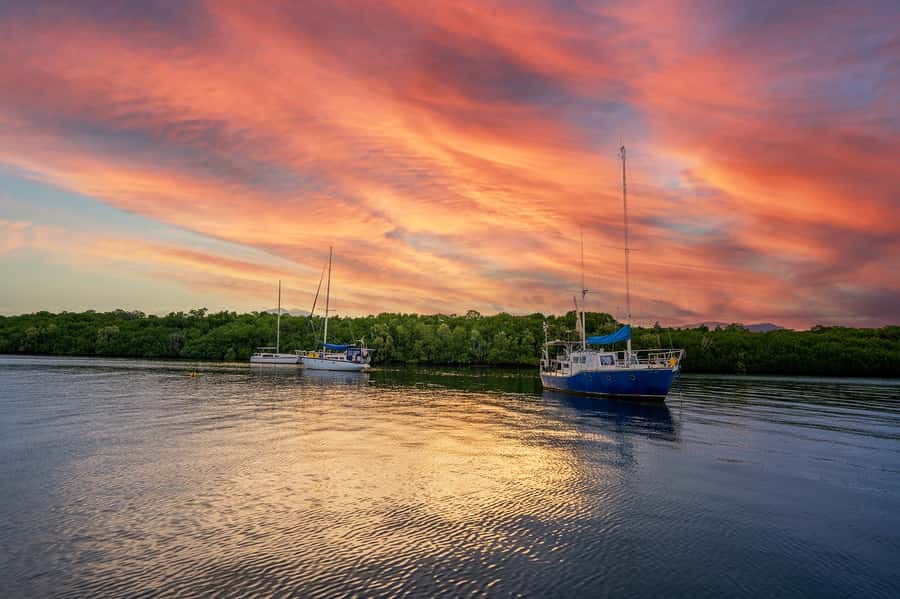 Cairns: Sunset River Cruise with Snack and Drinks - Leaving the city for Trinity Inlet