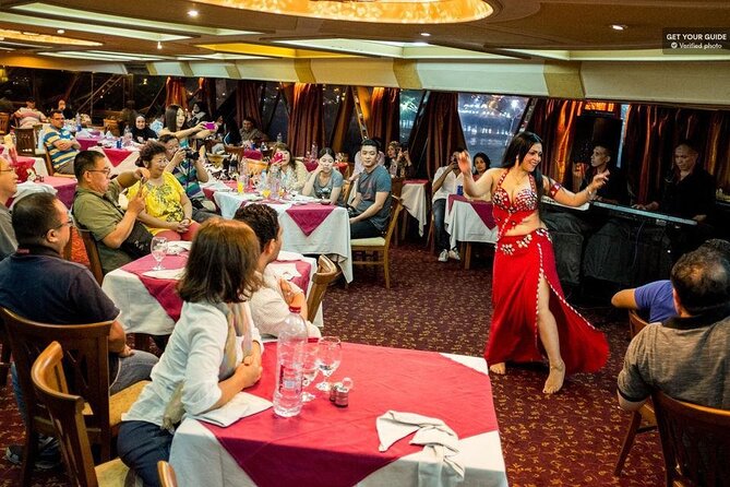 Cairo dinner cruise In Nile River with Belly Dancing and Transpor - Boarding the boat and seeing Cairo by night