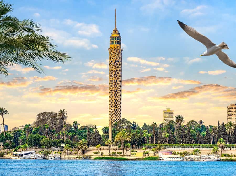 Cairo: Sunset Cairo Tower Tour With Nile River Dinner Cruise - Moving from the tower to the river