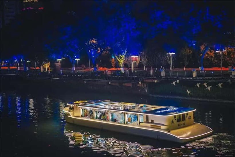 Chengdu: JinJiang River Night Cruise Tickets - Starting at Dongmen Wharf
