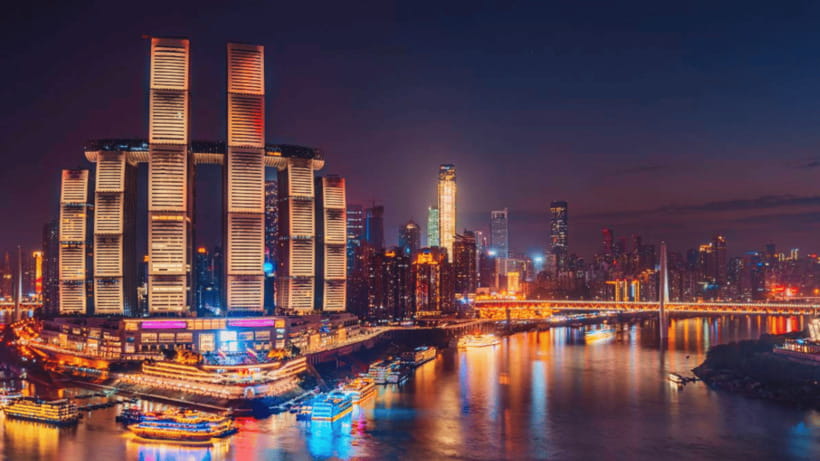 Chongqing: Two Rivers Night Cruise- Yangtze & Jialing Rivers - The 45-minute route along two rivers