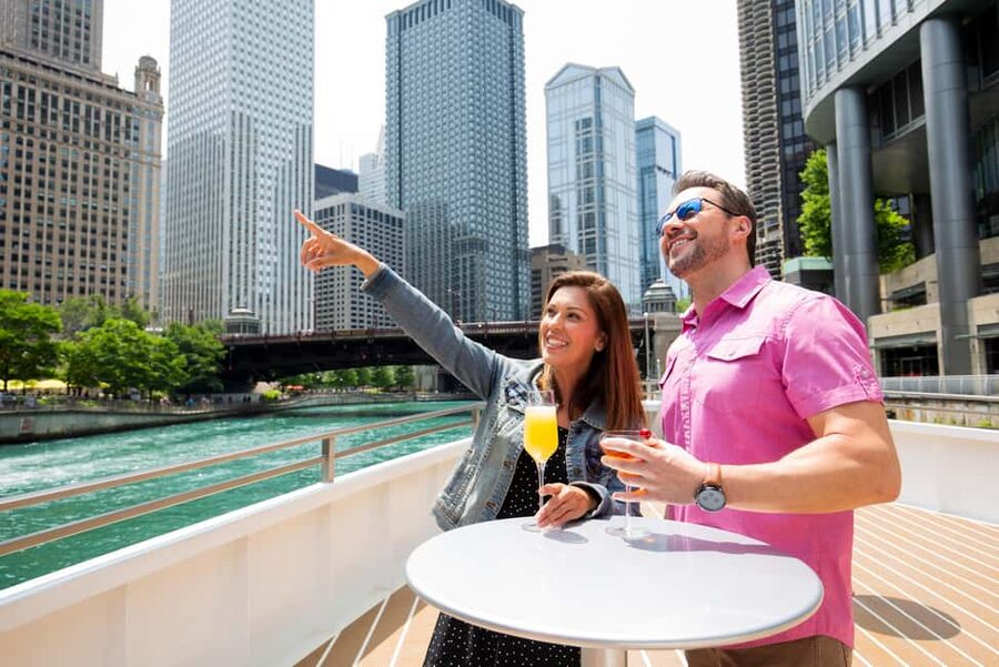 City Cruises Chicago: Brunch, Lunch, or Dinner River Cruise - Boarding beside NBC Tower