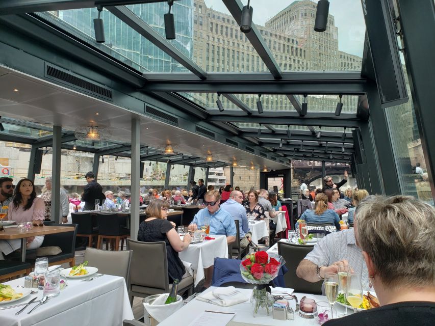 City Cruises Chicago: Brunch, Lunch, or Dinner River Cruise - The return past Trump Tower, Navy Pier, and Lake Point Tower