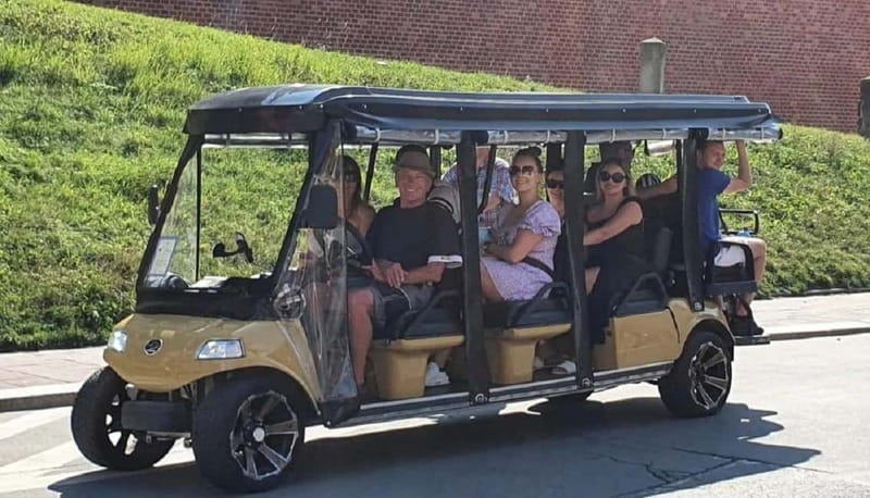 City Tour Cracow golf car plus Cruise on the Vistula River. - One hour on the Vistula River