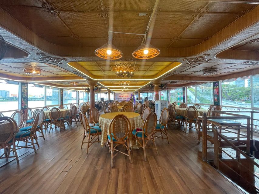 Da Nang: Han River Night Boat Trip with Show on Weekends - The upper deck gives you the best night view