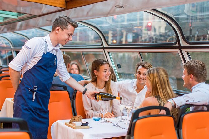 Dinner Canal Cruise Amsterdam: 4-Courses Including Drinks - From Prins Hendrikkade into the canal ring