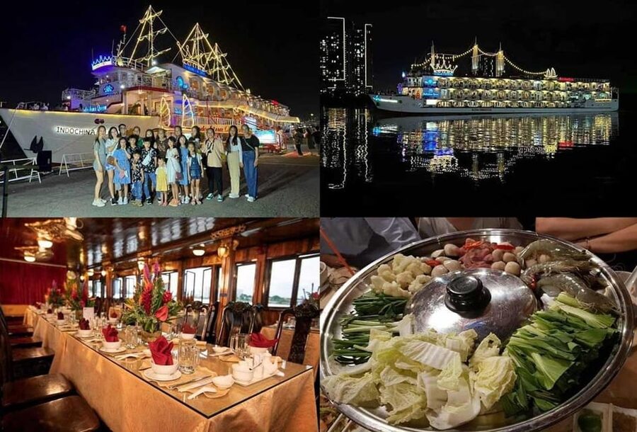 Dinner on Cruise on Saigon River - Dinner with Vietnamese and international choices