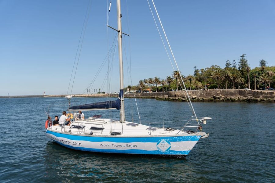 Douro River Cruise with Cheese & Tonic Porto in a Sailboat - Ribeira, Porto, and the return route